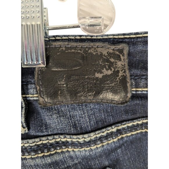 Silver Jeans Suki Mid Slim Bootcut Womens Sz 20/30 Super Stretch Fluid Denim Y2K - Picture 8 of 13